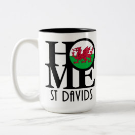 Tasse 2 Couleurs ACCUEIL St Davids 15oz
