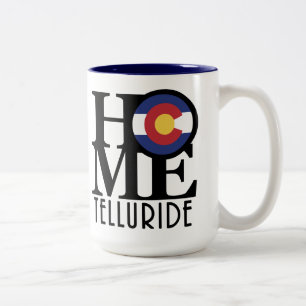 Tasse 2 Couleurs ACCUEIL Telluride Colorado 15oz
