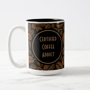 Tasse 2 Couleurs Addict certifié au café