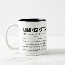 Administrateur personnalisé amusant