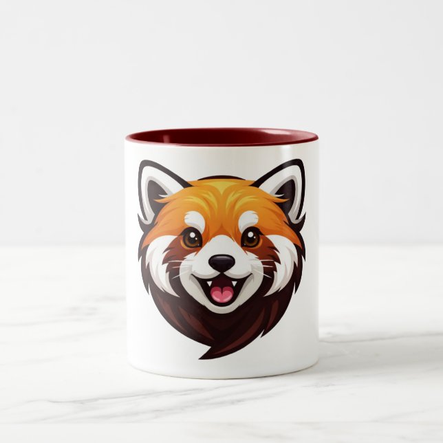 Tasse 2 Couleurs Adorable Animal Face (Centre)