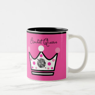 Tasse 2 Couleurs Adorable Crochet cadeau Queen