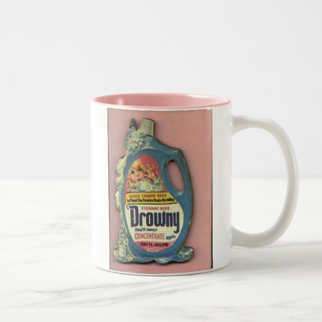 Tasse 2 Couleurs Adoucissant de "Drowny" (Droit)