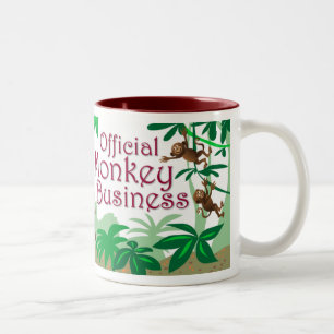 Tasse 2 Couleurs Affaires de singe