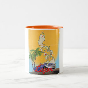 Tasse 2 Couleurs Affiche de voyage Luzon Philippines