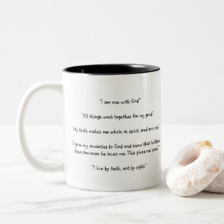 Tasse 2 Couleurs Affirmation spirituelle Citation positive 