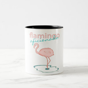 Tasse 2 Couleurs Aficionado de Flamant rose