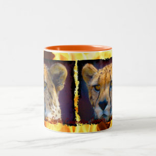 Tasse 2 Couleurs Afrique sauvage Amateurs d'animaux Big Five