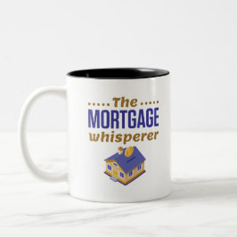 Tasse 2 Couleurs Agent de prêt bancaire hypothécaire Whisperer