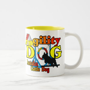 Tasse 2 Couleurs Agilité du chien de bétail australien