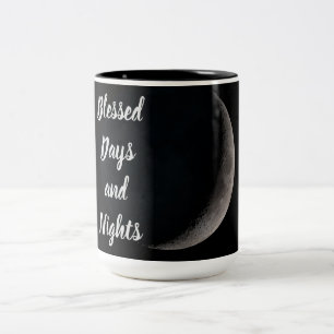 Tasse 2 Couleurs Aïd Moubarak Béni Jours Croissant Lune