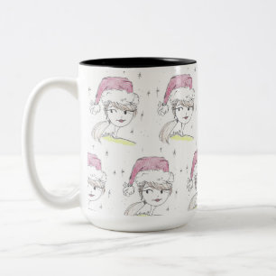 Tasse 2 Couleurs Aide père Noël