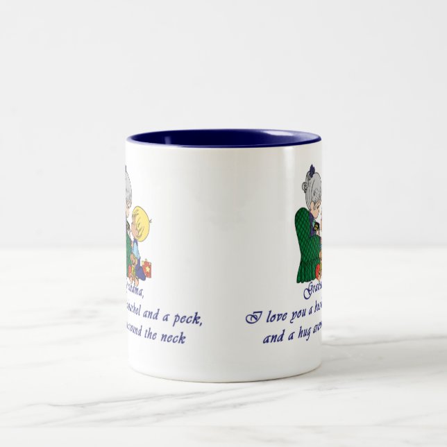 Tasse 2 Couleurs Aimez-vous grand-maman ! (Centre)