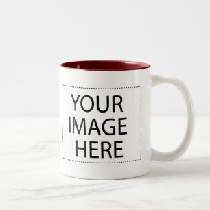 Tasse 2 Couleurs Ajouter Votre Image Ou Votre Texte