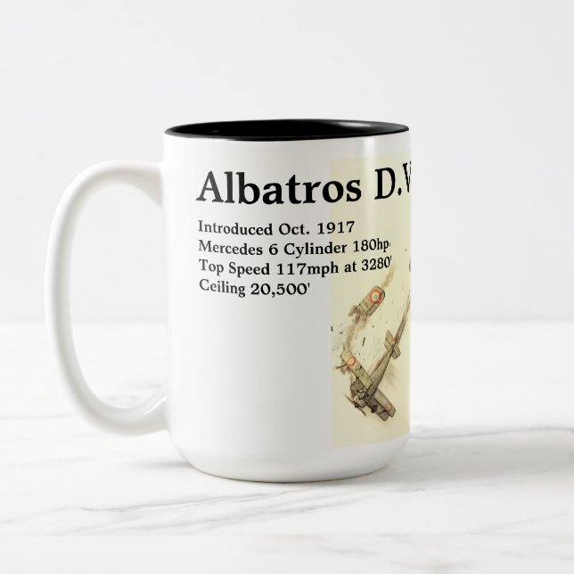 Tasse 2 Couleurs Albatros D.Va (Gauche)