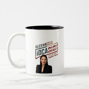 Tasse 2 Couleurs Alexandria Ocasio-Cortez