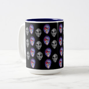 Tasse 2 Couleurs Aliens