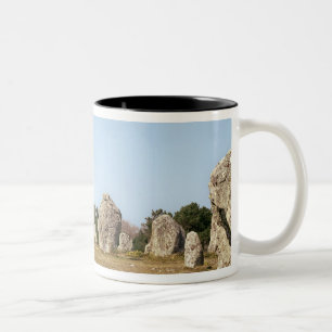 Tasse 2 Couleurs Alignement des pierres debout, mégalithique