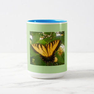 Tasse 2 Couleurs Alimentation de monarques jaunes