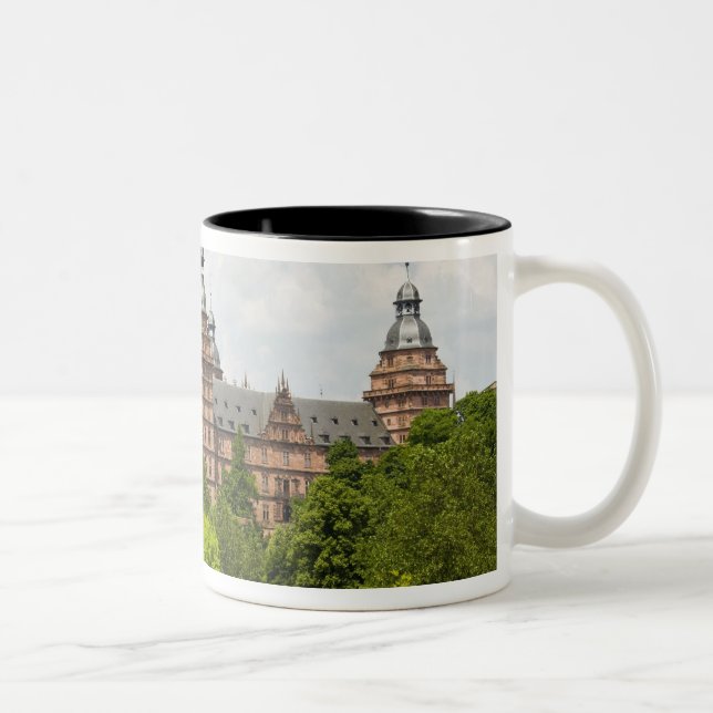 Tasse 2 Couleurs Allemagne, Bavière, Bayern, Aschaffenburg. Schloss (Droit)