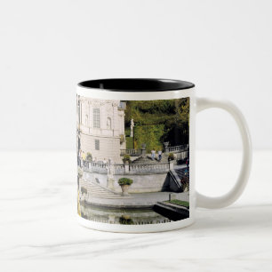 Tasse 2 Couleurs Allemagne, Bavière, Château de Linderhof. Linder