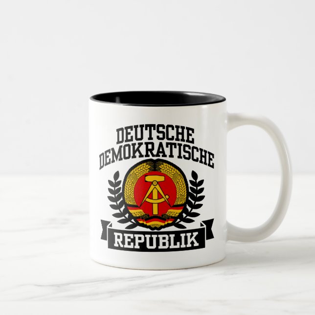 Tasse 2 Couleurs Allemagne de l'Est (Droit)