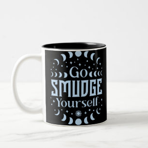 Tasse 2 Couleurs Aller Smudge Yself Moon Phases Amusants Halloween