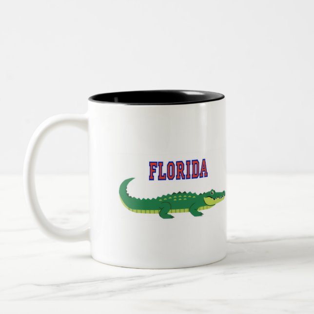 Tasse 2 Couleurs Alligators de Floride (Gauche)