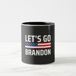 Tasse 2 Couleurs allons brandon chant joe biden, drôles laissez all