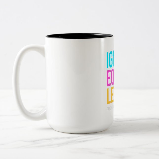 Tasse 2 Couleurs allumer, équiper, diriger   (Gauche)
