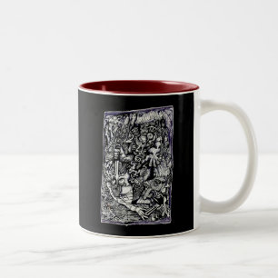 Tasse 2 Couleurs Alpha Warrior, par Brian Benson, dessin d'encre