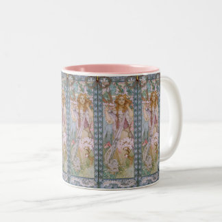 Tasse 2 Couleurs Alphonse Maria Mucha – Art nouveau Jugendstil