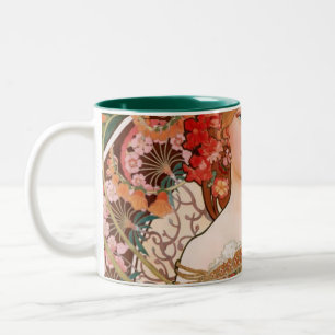 Tasse 2 Couleurs Alphonse Mucha F. Champenois