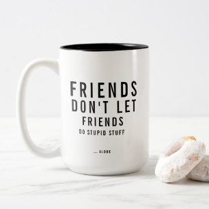 Tasse 2 Couleurs Amabilité drôle du texte personnalisé