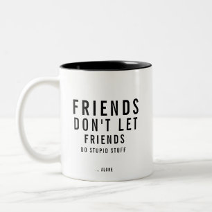 Tasse 2 Couleurs Amabilité drôle du texte personnalisé