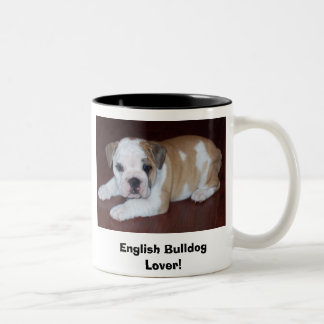 Tasse 2 Couleurs Amant anglais de bouledogue !
