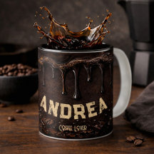Amateur de café noir Rétro Drip Art Cadeau avec no