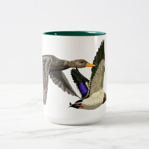 Tasse 2 Couleurs Amateurs de canard de Mallard