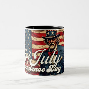 Tasse 2 Couleurs Âme fière du 4 juillet