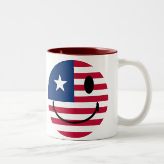 Tasse 2 Couleurs Américain