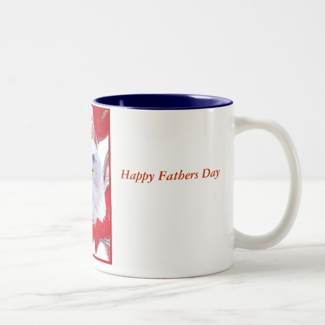 Tasse 2 Couleurs AmericaIsOneNationUnderGod2, fête des pères (Droit)