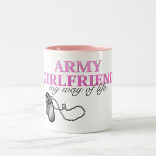 Tasse 2 Couleurs Amie d'armée, mon mode de vie