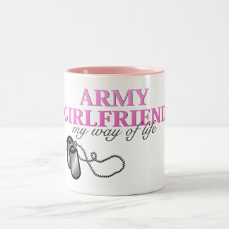Tasse 2 Couleurs Amie d'armée, mon mode de vie