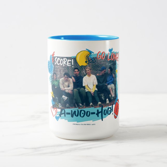 Tasse 2 Couleurs AMIS™ | Jeu de football (Centre)