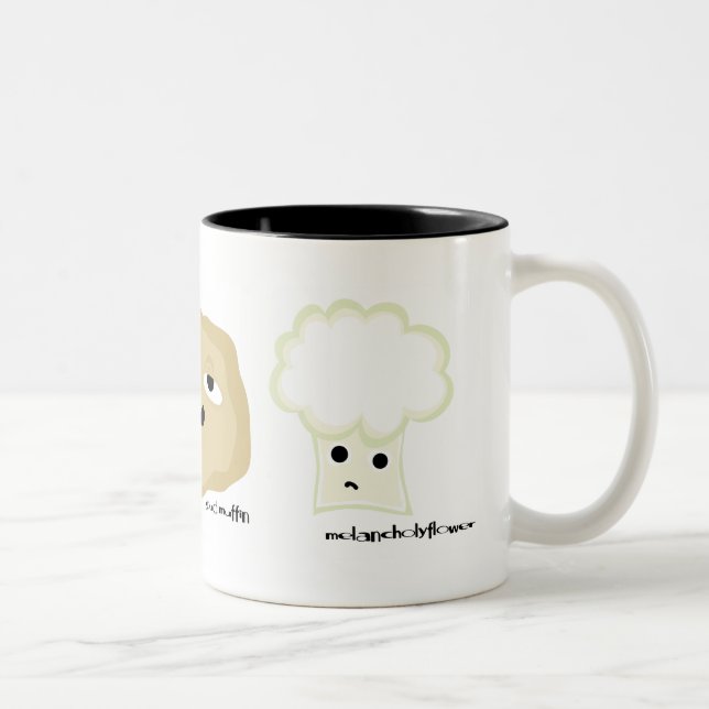 Tasse 2 Couleurs amis sur la garniture (Droit)