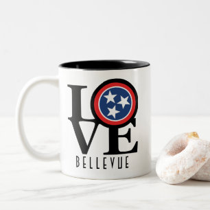 Tasse 2 Couleurs AMOUR Bellevue Tennessee 11oz