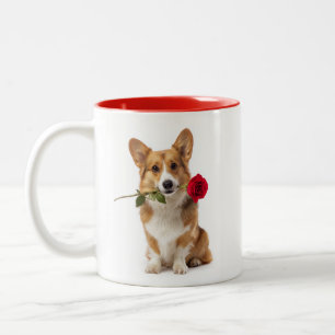 Tasse 2 Couleurs Amour de Corgi
