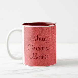 Tasse 2 Couleurs Amour de Noël Mère