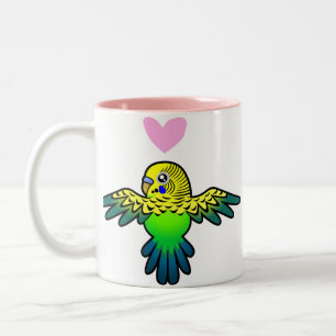 Tasse 2 Couleurs Amour de perruche
