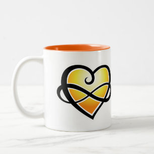 Tasse 2 Couleurs Amour d'Inifnite